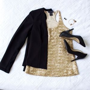 Gold Sequin Tank